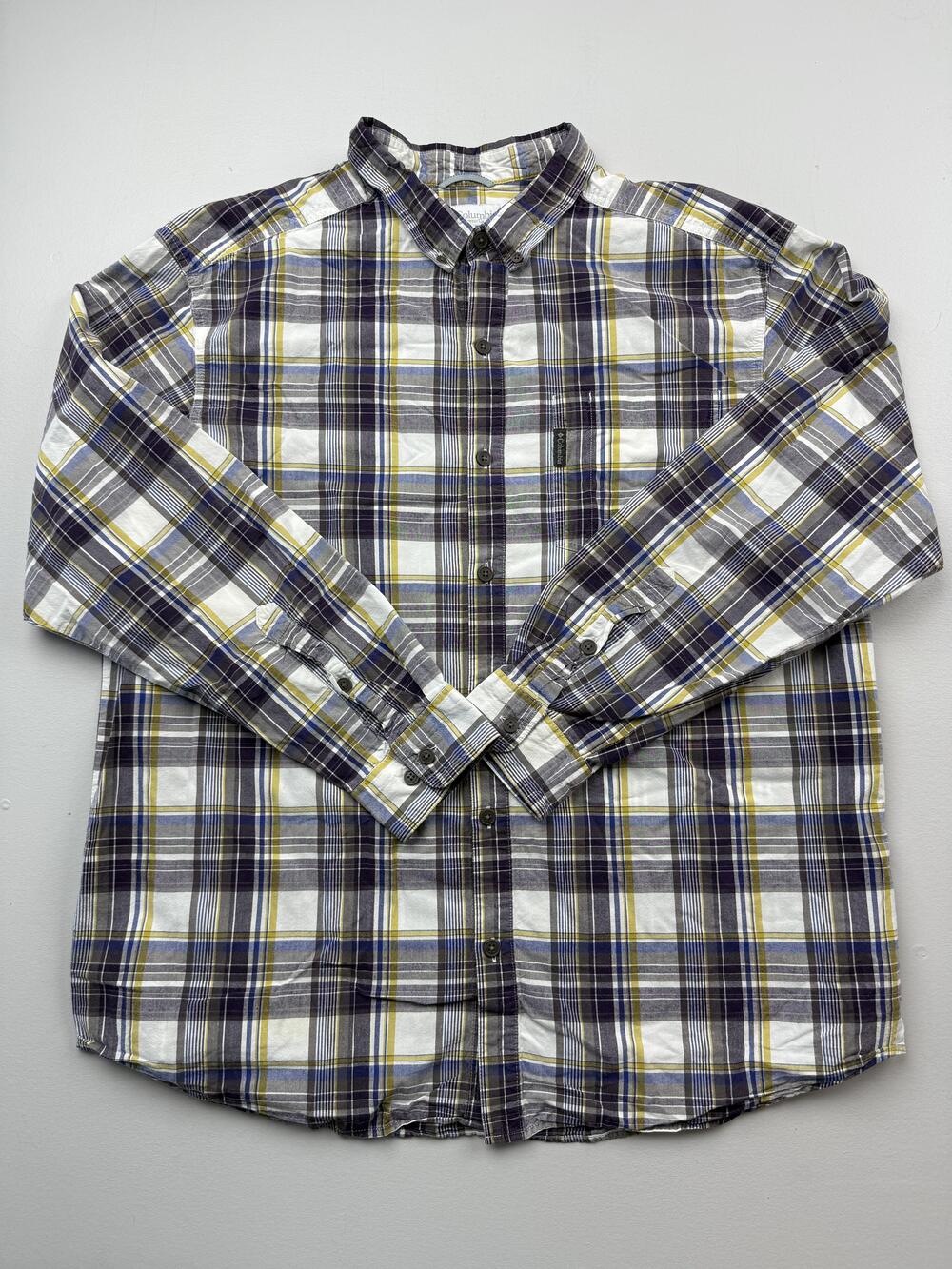 Columbia Shirt Mens 2XL Multicolor Plaid Long Sleeve Button Up Casual Outdoor